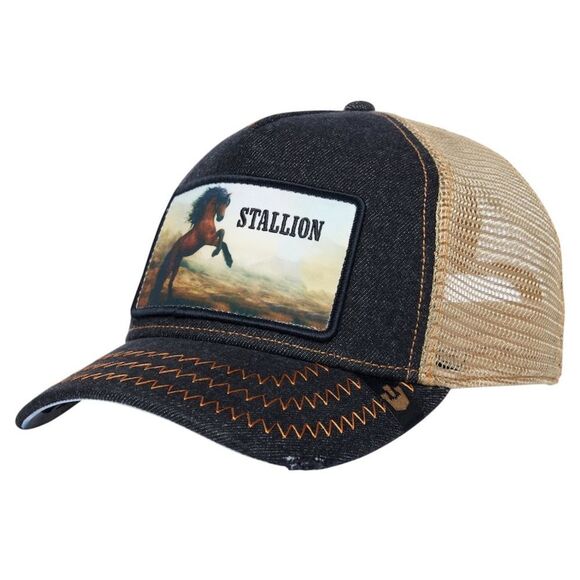 Goorin Bros Rodeo Stallion Trucker Adjustable Hat‎ - Charcoal nwt - Picture 1 of 8